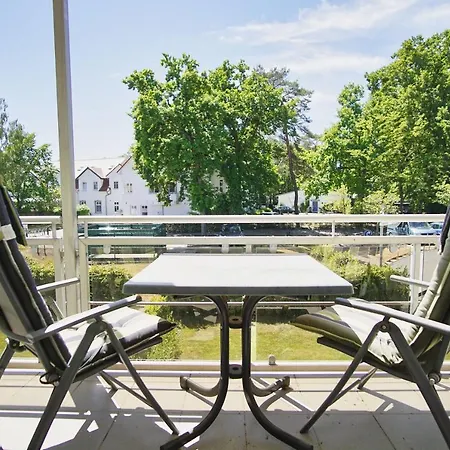 Strandnahe Mit 2 Balkonen - Haus Am Kurpark 12 * 바베